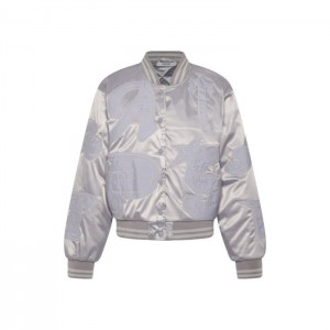 Agasalhos Trapstar Wildcard Stadium Jacket Masculino Prateadas Portugal | BI42-327