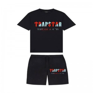 Calção Trapstar Chenille Decoded Set Masculino Pretas Portugal | KD34-067