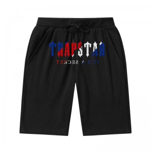 Calção Trapstar Irongate Arch Chenille Masculino Pretas Portugal | OK30-196