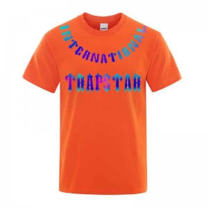 Camiseta Trapstar 3D Printed Tiger Masculino Laranja Portugal | RV94-154