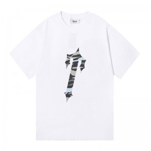 Camiseta Trapstar Black Its a Secret Masculino Branco Portugal | JW82-496