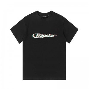 Camiseta Trapstar Ghost Letter Logo Print Masculino Pretas Portugal | ZV23-588