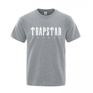 Camiseta Trapstar London Letter Printed Masculino Cinzentas Portugal | IV94-225