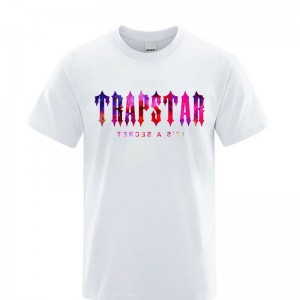 Camiseta Trapstar London Sunset It's a Secret Masculino Branco Portugal | QZ31-510