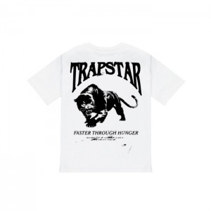 Camiseta Trapstar Panthera Tee Masculino Branco Portugal | IQ61-817