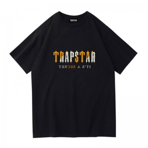 Camiseta Trapstar Shinning Galaxy its a Secret Masculino Pretas Portugal | UZ98-470