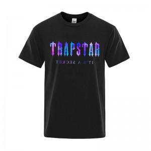 Camiseta Trapstar Soft Curta Sleeve Masculino Pretas Portugal | GH12-439