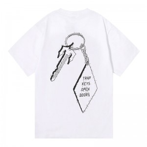 Camiseta Trapstar Trap Star Keys Open Doors Masculino Branco Portugal | OR41-793