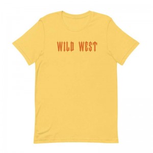 Camiseta Trapstar Wild West Masculino Amarelas Portugal | SM44-561