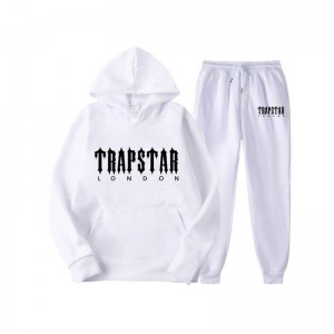 Fato de Treino Trapstar Fleece London Masculino Branco Portugal | GS51-380