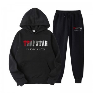 Fato de Treino Trapstar It's A Secret Set Masculino Pretas Portugal | FQ91-038