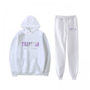 Fato de Treino Trapstar It's a Secret Funny Galaxy Shining Masculino Branco Portugal | HN30-973