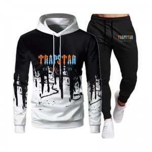 Fato de Treino Trapstar It's a Secret Printed Logo Masculino Branco Portugal | AS30-047