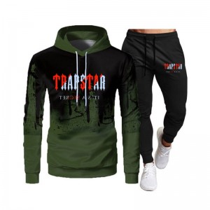 Fato de Treino Trapstar It's a Secret Streetwear Masculino Caqui Portugal | LS63-367