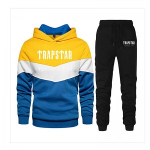 Fato de Treino Trapstar Jogging Suit Logo Masculino Amarelas Portugal | PU34-529