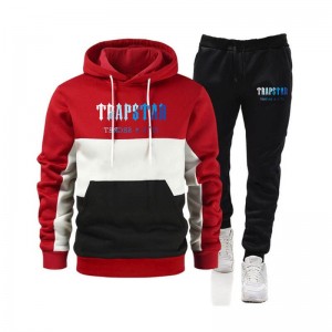 Fato de Treino Trapstar Merch It's a Secret Printed Logo Masculino Vermelhas Portugal | JN61-239