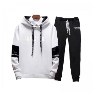 Fato de Treino Trapstar Merch London Encapuzado Masculino Branco Portugal | PQ75-699