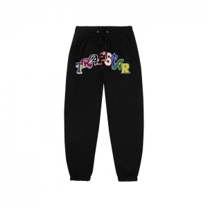 Fato de Treino Trapstar Wildcard Jogging Bottoms Masculino Pretas Portugal | TC01-347