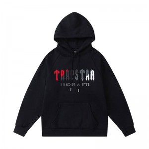 Moletom com Capuz Trapstar Its a Secret Masculino Pretas Portugal | NE30-409