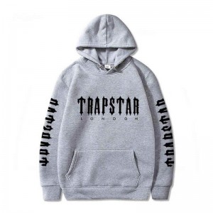 Moletom com Capuz Trapstar London Galaxy City Masculino Cinzentas Portugal | UH77-791