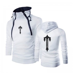 Moletom com Capuz Trapstar Zip Up Masculino Branco Portugal | OI62-828