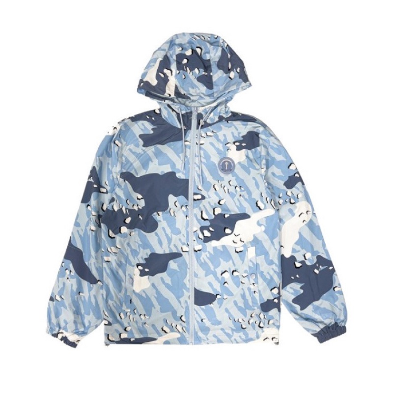 Agasalhos Trapstar Decoded Camo Windbreaker Masculino Azuis Camufladas Portugal | MU47-724