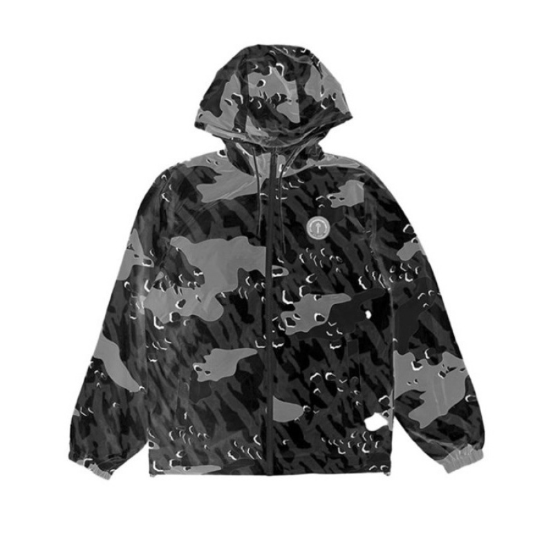 Agasalhos Trapstar Decoded Camo Windbreaker Masculino Pretas Camufladas Portugal | LD41-765