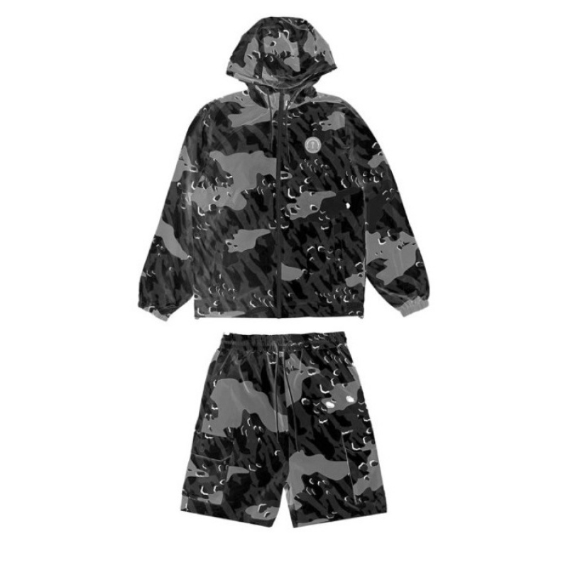 Agasalhos Trapstar Decoded Camo Windbreaker Masculino Pretas Camufladas Portugal | LD41-765