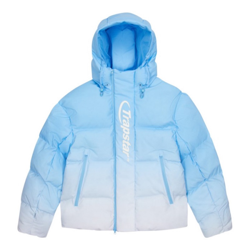 Agasalhos Trapstar Hyperdrive Technical Puffer Masculino Azuis Portugal | IH84-101