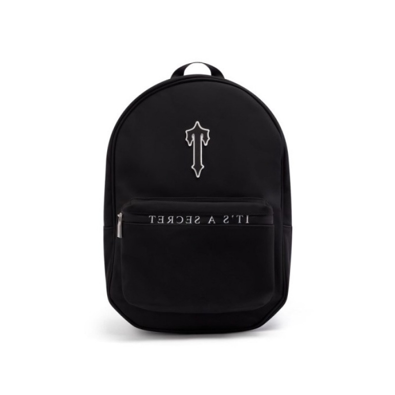 Bolsas Trapstar It\'s A Secret Rucksack Masculino Pretas Branco Portugal | NN43-960