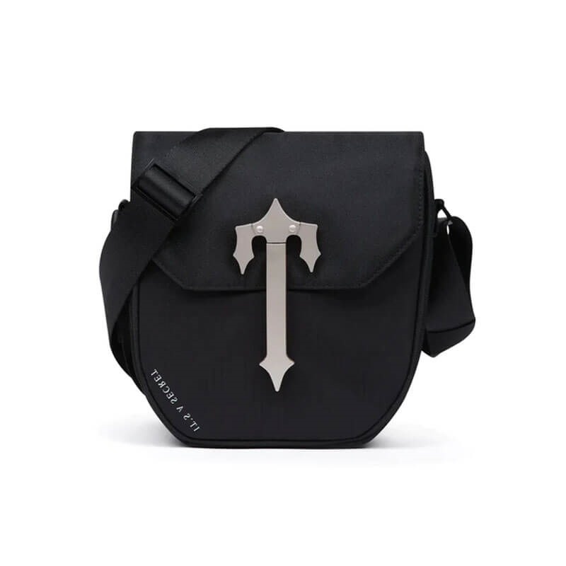 Bolsas Trapstar Messenger Masculino Pretas Portugal | OM50-078