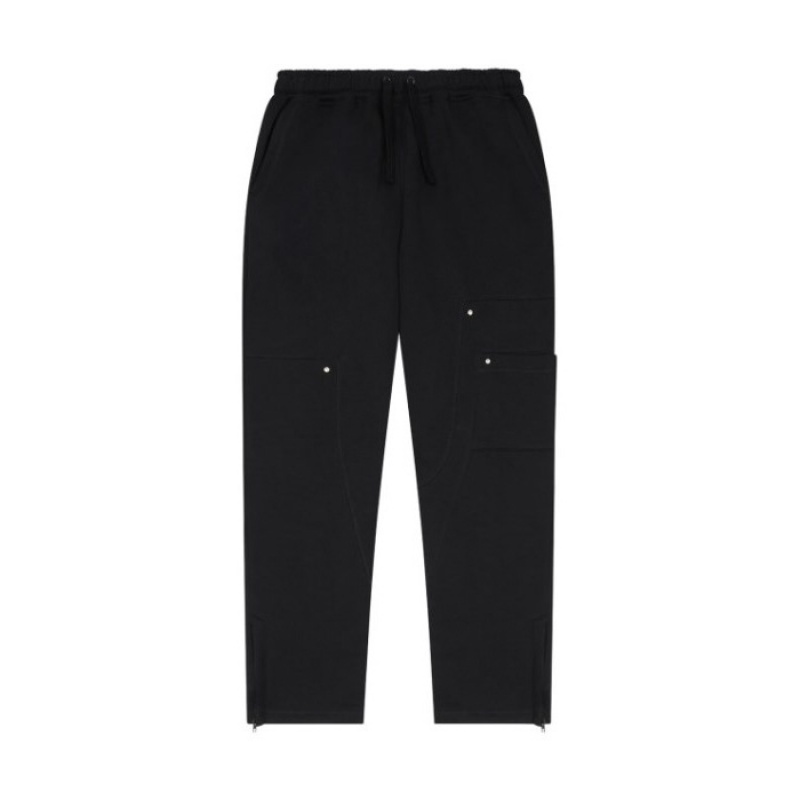 Calças Trapstar Hyperdrive Reinforced Rivet Joggers Masculino Pretas Portugal | IH20-498