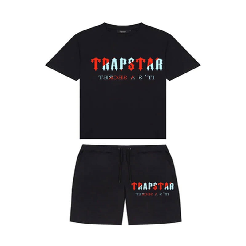 Calção Trapstar Chenille Decoded Set Masculino Pretas Portugal | KD34-067