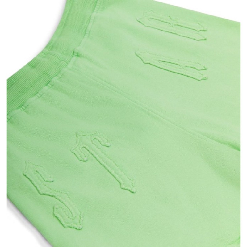 Calção Trapstar Irongate Arch Applique Feminino Verdes Portugal | SD98-044