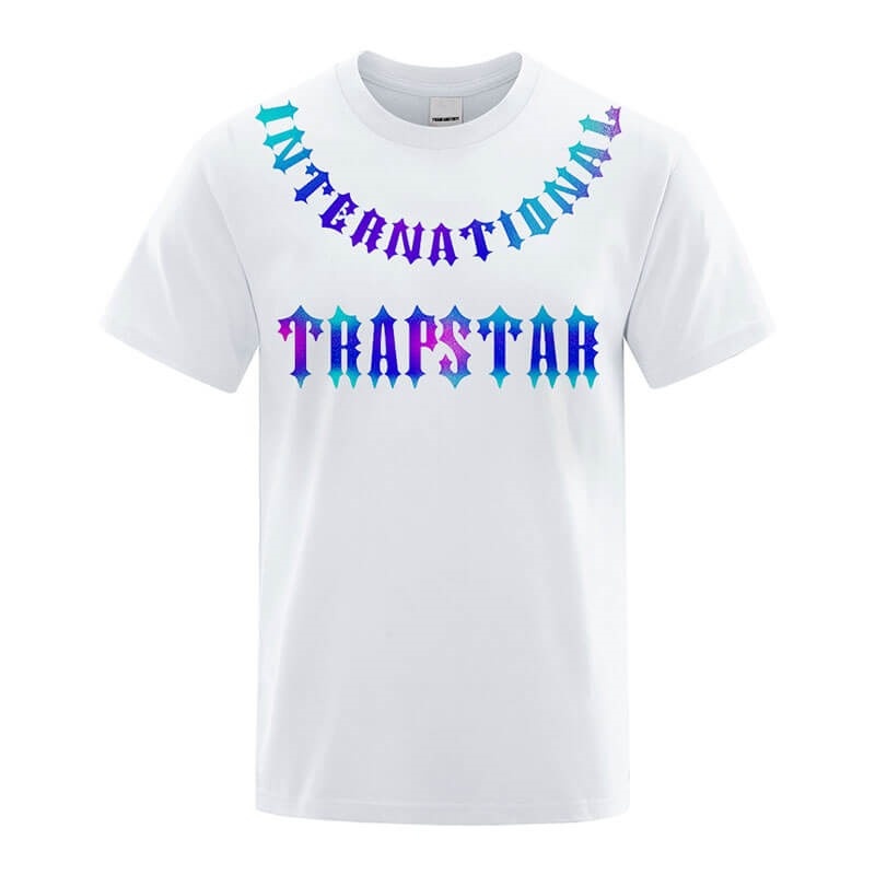 Camiseta Trapstar 3D Printed Tiger Masculino Branco Portugal | YL54-260