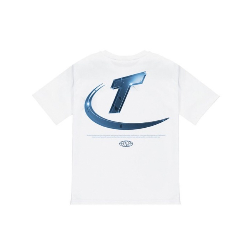 Camiseta Trapstar Hyperdrive High Density Tee Masculino Branco Portugal | TL73-539