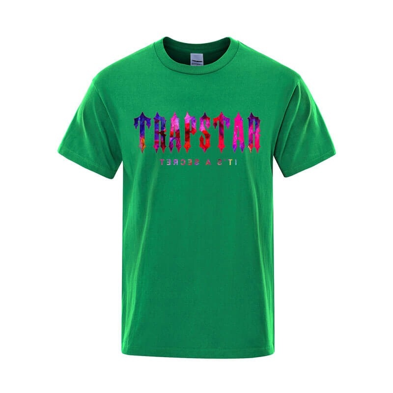 Camiseta Trapstar London Sunset It\'s a Secret Masculino Verdes Portugal | QT58-675