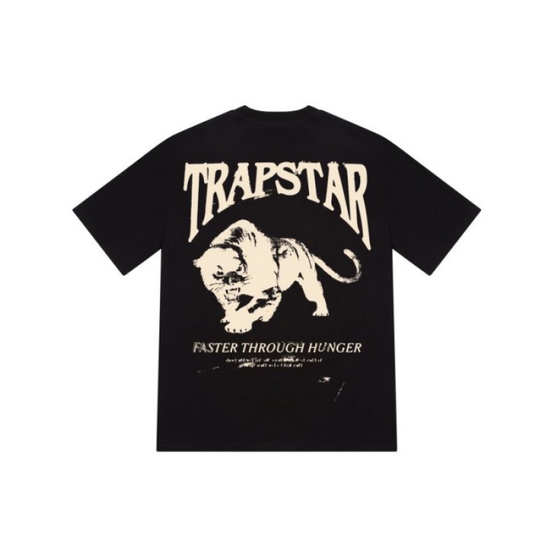 Camiseta Trapstar Panthera Tee Masculino Pretas Portugal | JC10-997