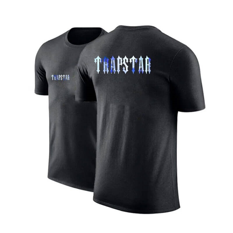 Camiseta Trapstar Shorts Sleeve Round-Neck Masculino Pretas Portugal | LU78-302