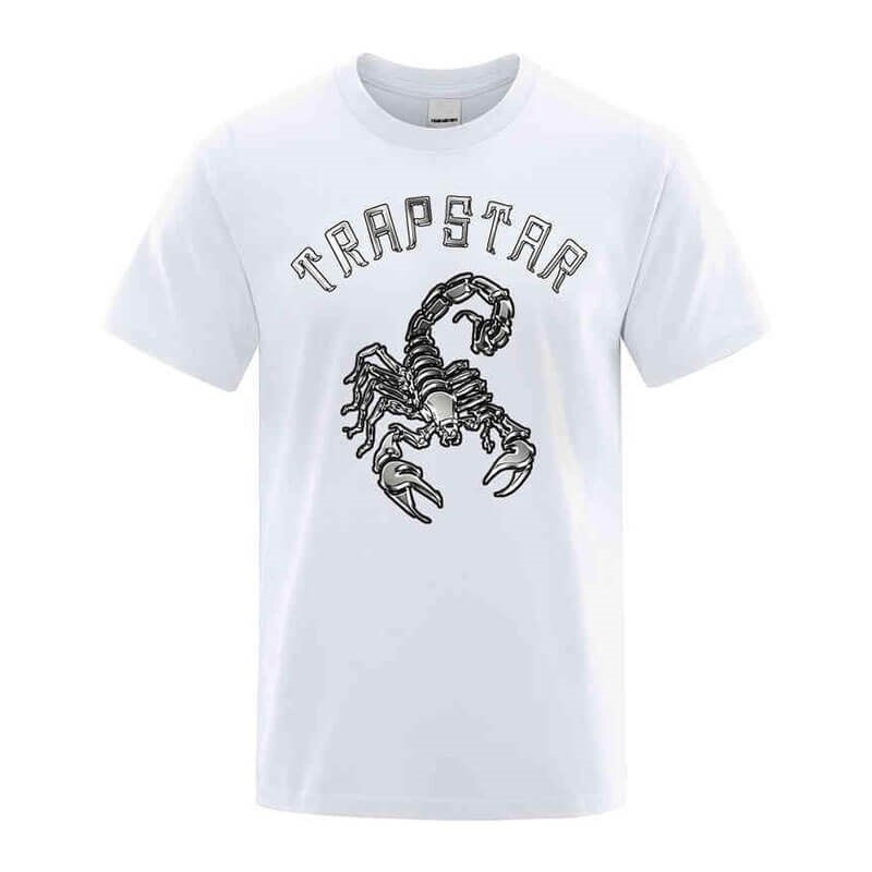 Camiseta Trapstar Spider Printed Gráficas Tee Masculino Branco Portugal | VZ21-525