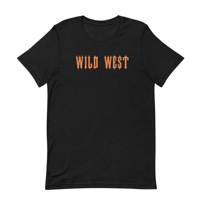 Camiseta Trapstar Wild West Masculino Pretas Portugal | VI50-083