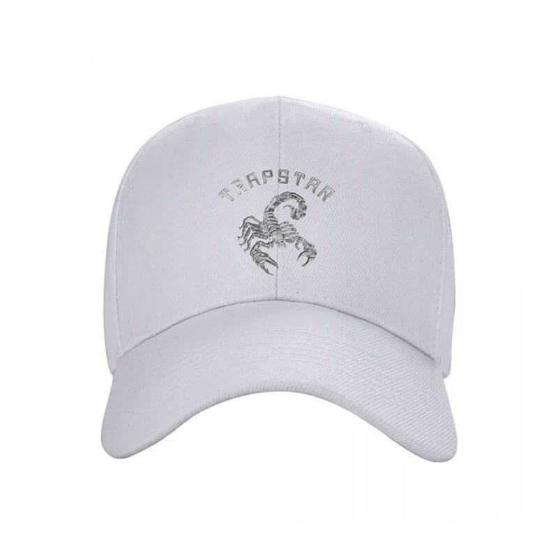 Chapeus Trapstar Baseball black Cap Masculino Branco Portugal | QL92-358