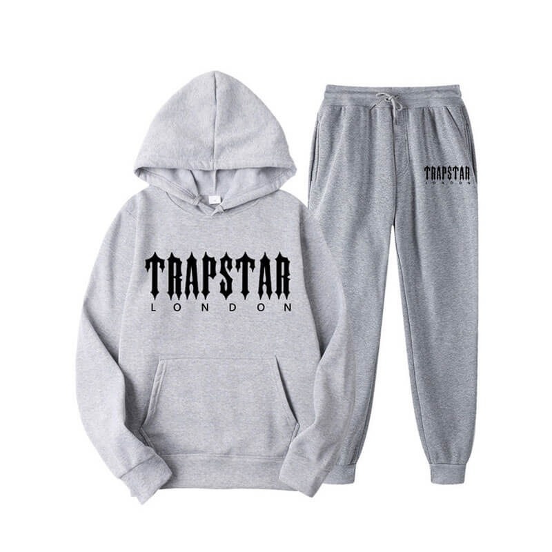 Fato de Treino Trapstar Fleece London Masculino Cinzentas Portugal | CK45-509