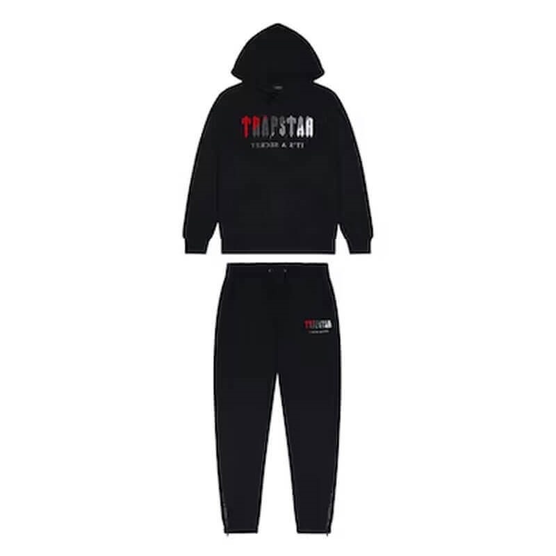 Fato de Treino Trapstar Irongate Decoded Hoodie Masculino Pretas Portugal | MV85-002