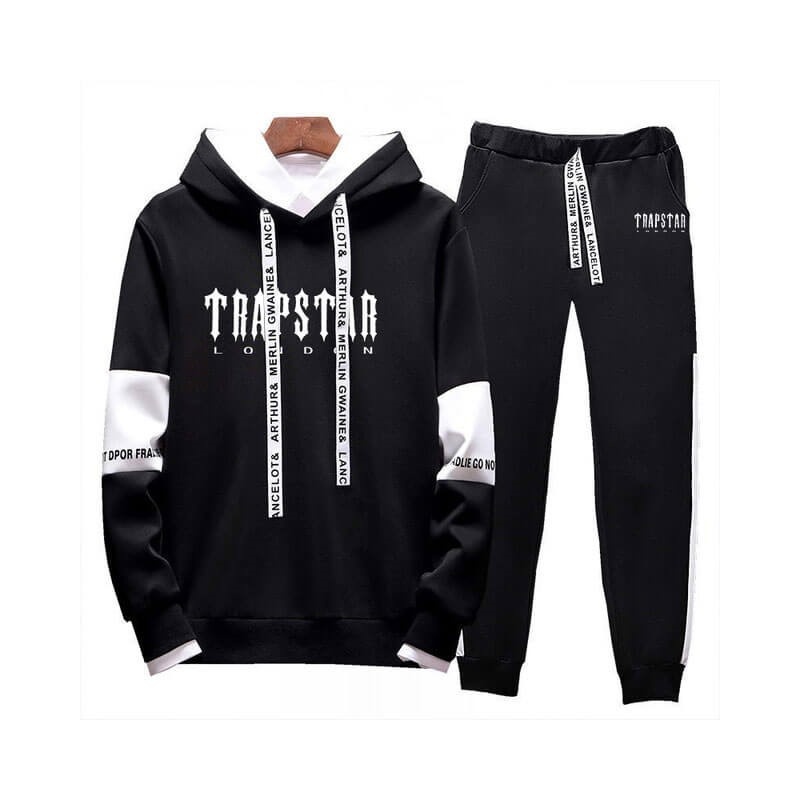 Fato de Treino Trapstar London Masculino Pretas Portugal | BB92-871