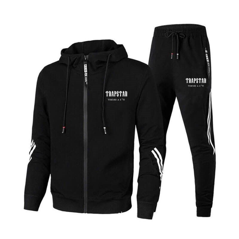 Fato de Treino Trapstar Sportswear Masculino Pretas Portugal | XQ27-951