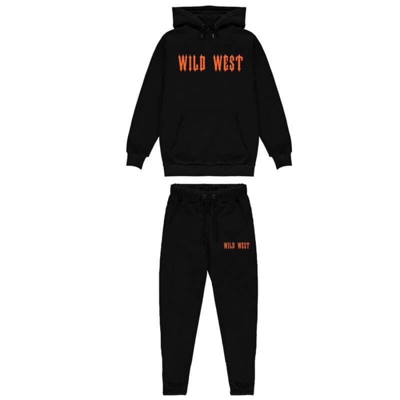 Fato de Treino Trapstar Wild West Masculino Pretas Portugal | AU01-200