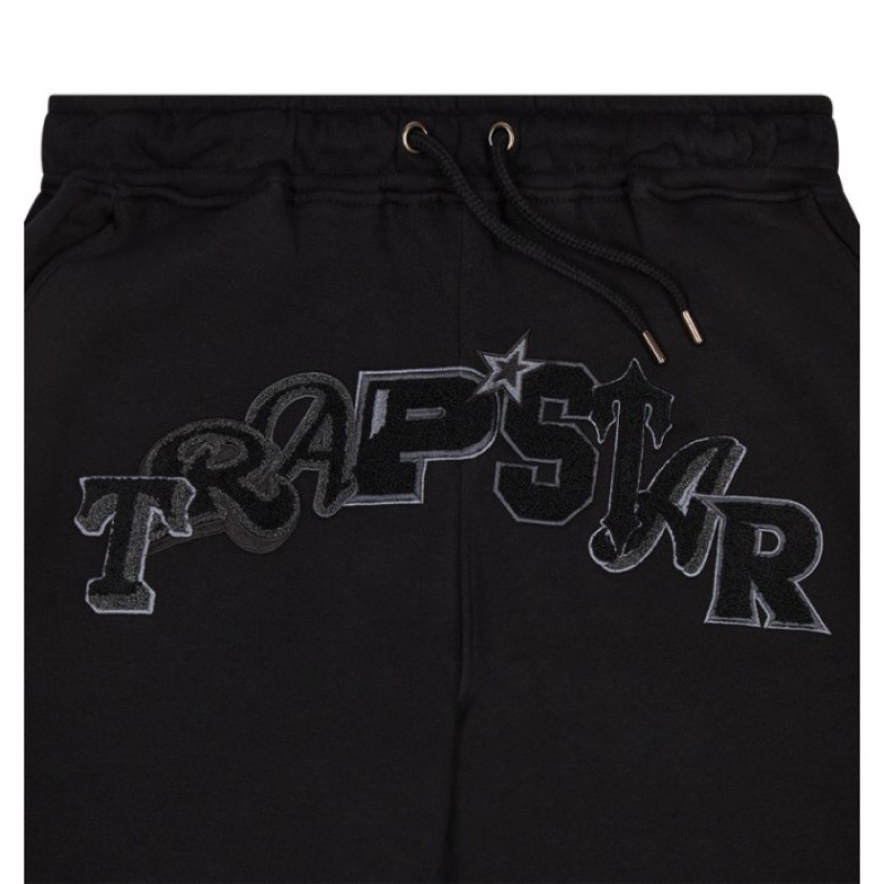 Fato de Treino Trapstar Wildcard Chenille Jogging Bottoms Masculino Pretas Portugal | US43-968