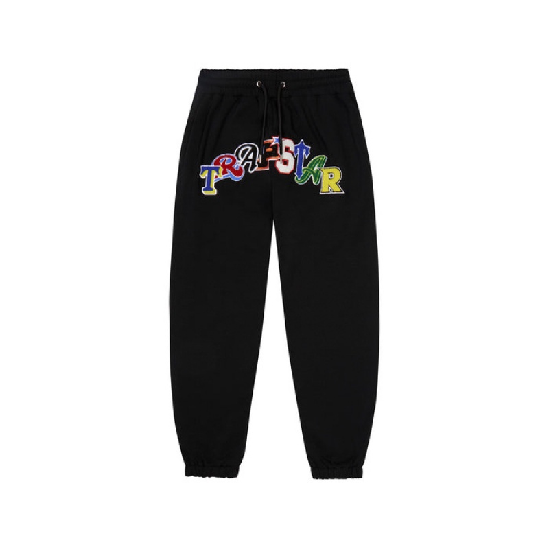 Fato de Treino Trapstar Wildcard Jogging Bottoms Masculino Pretas Portugal | TC01-347