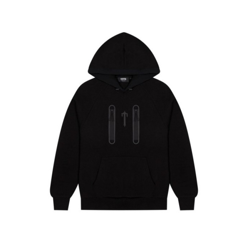 Moletom com Capuz Trapstar Irongate T Trap Fleece Masculino Pretas Portugal | UI67-218